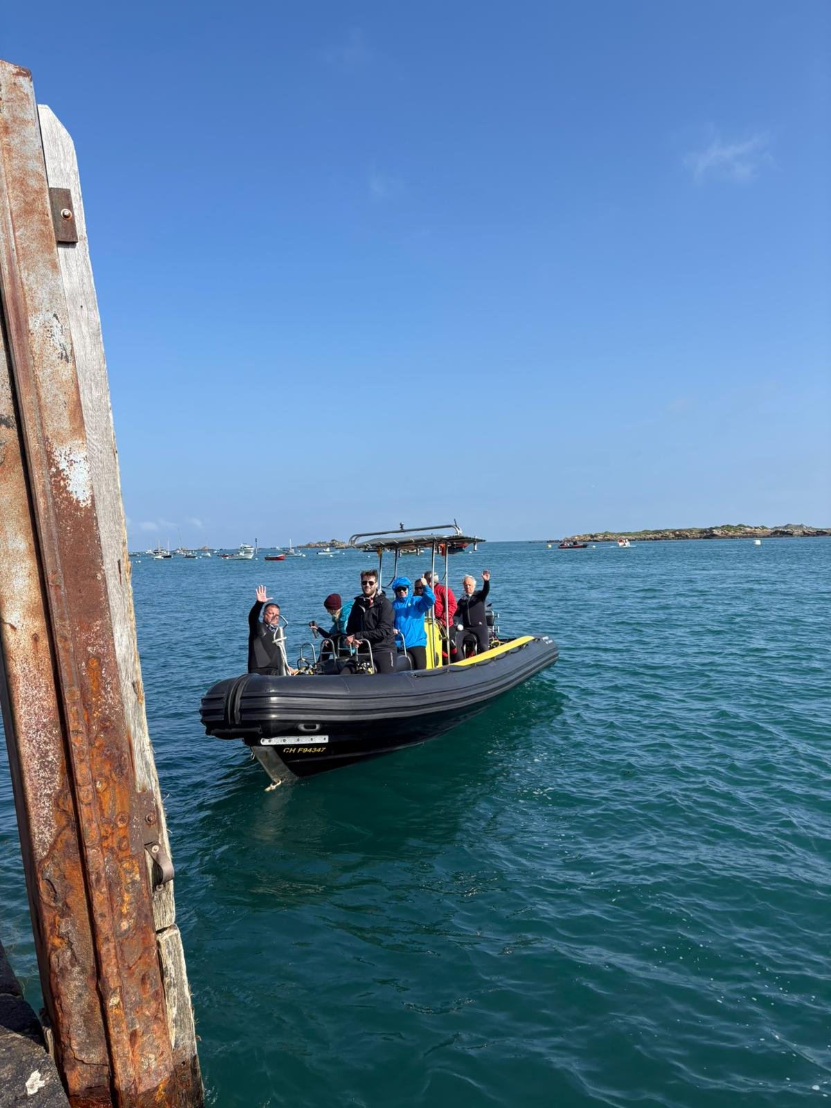 Dîner gastronomique en mer à La Trinité sur Mer lors d'une sortie privée Prestige Signature